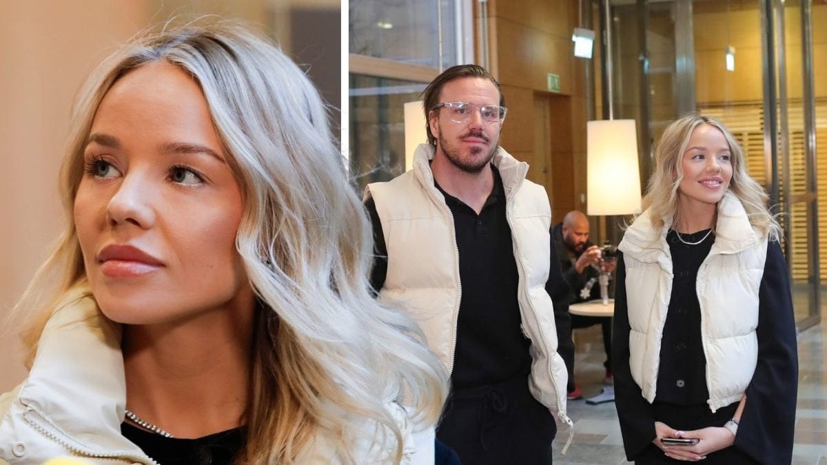 Linnéa Lundström och Christofer Chrippa Lundström under rättegången i tingsrätten 