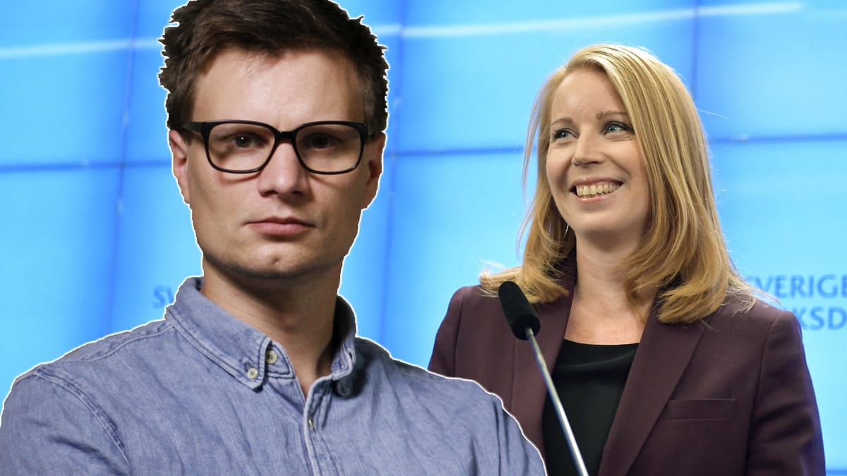 Karl Anders Lindahl och Annie Lööf. Montage. 