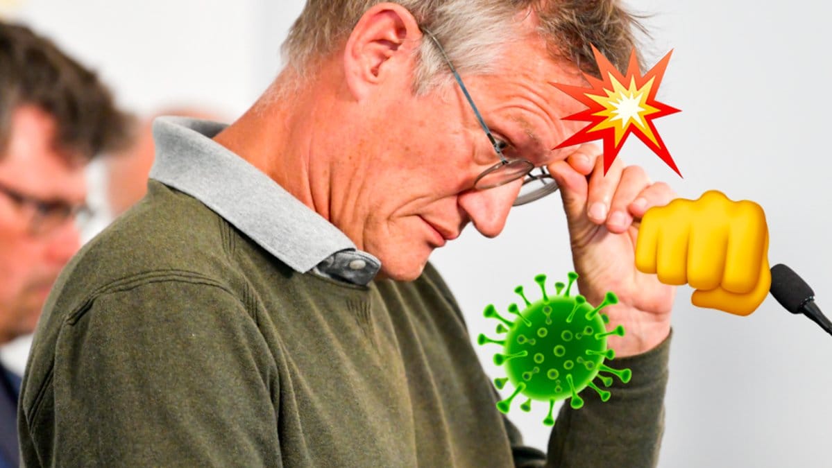 Ibland känner jag mig som en slagpåse, säger Tegnell under pressträffen.