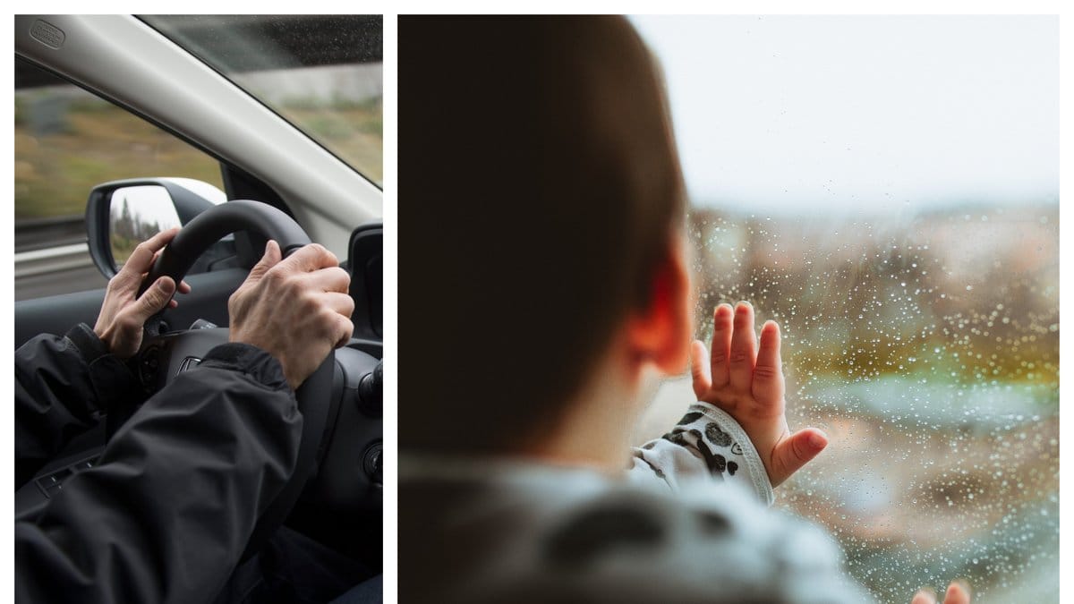 En ettåring är i kritiskt tillstånd efter att ha skjutits i huvudet av en bilist med trafikilska.