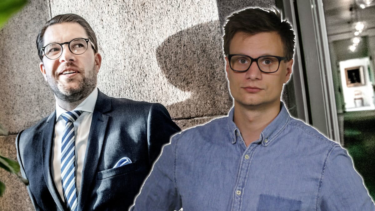 JImmie Åkesson och Karl Anders Lindahl. Kollage. 