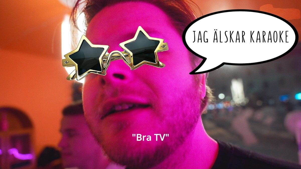 Hugo Månsson var het på karaoken i Kalmar.