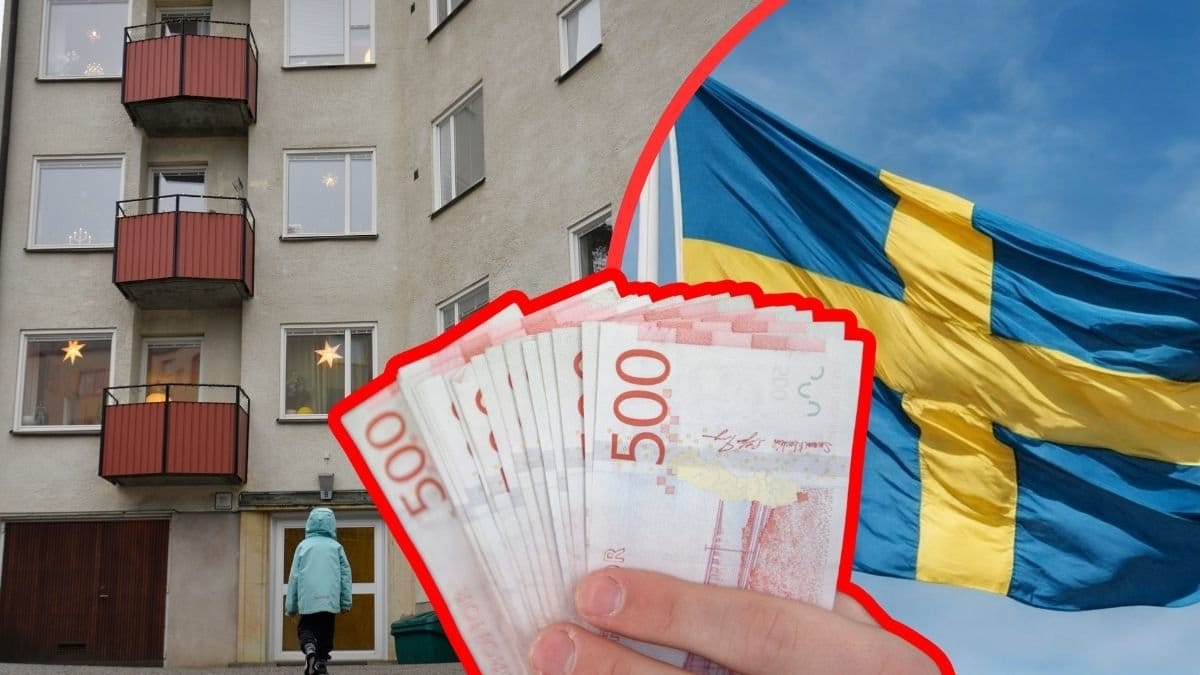 Bostadsrätt, pengar, svenska flagga