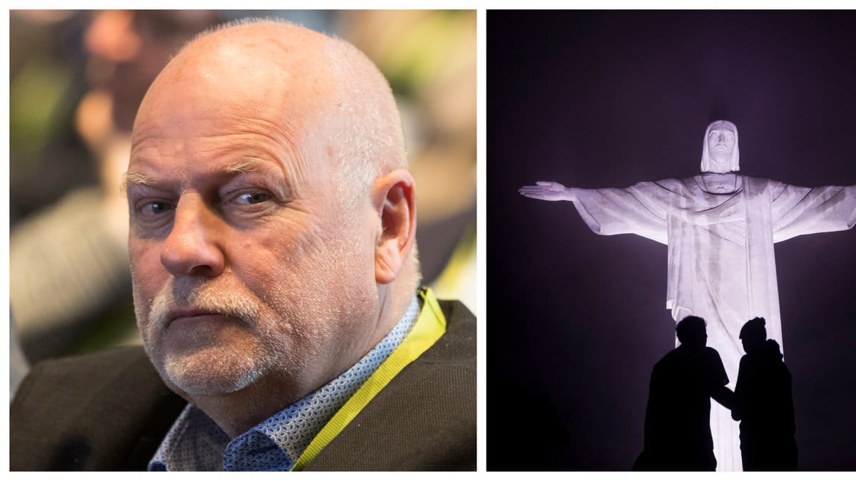 Norksa tv-pastorn tror att Gud kommer för att rädda oss.
