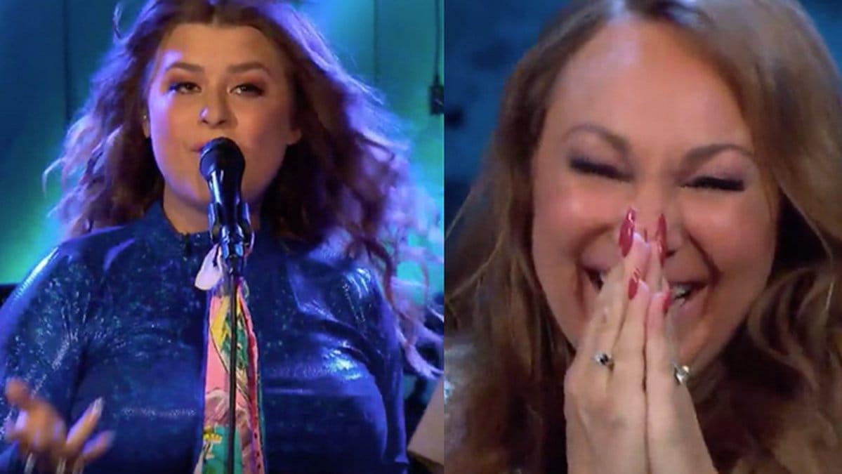 Linnea Henriksson och Charlotte Perrelli i Så mycket bättre.