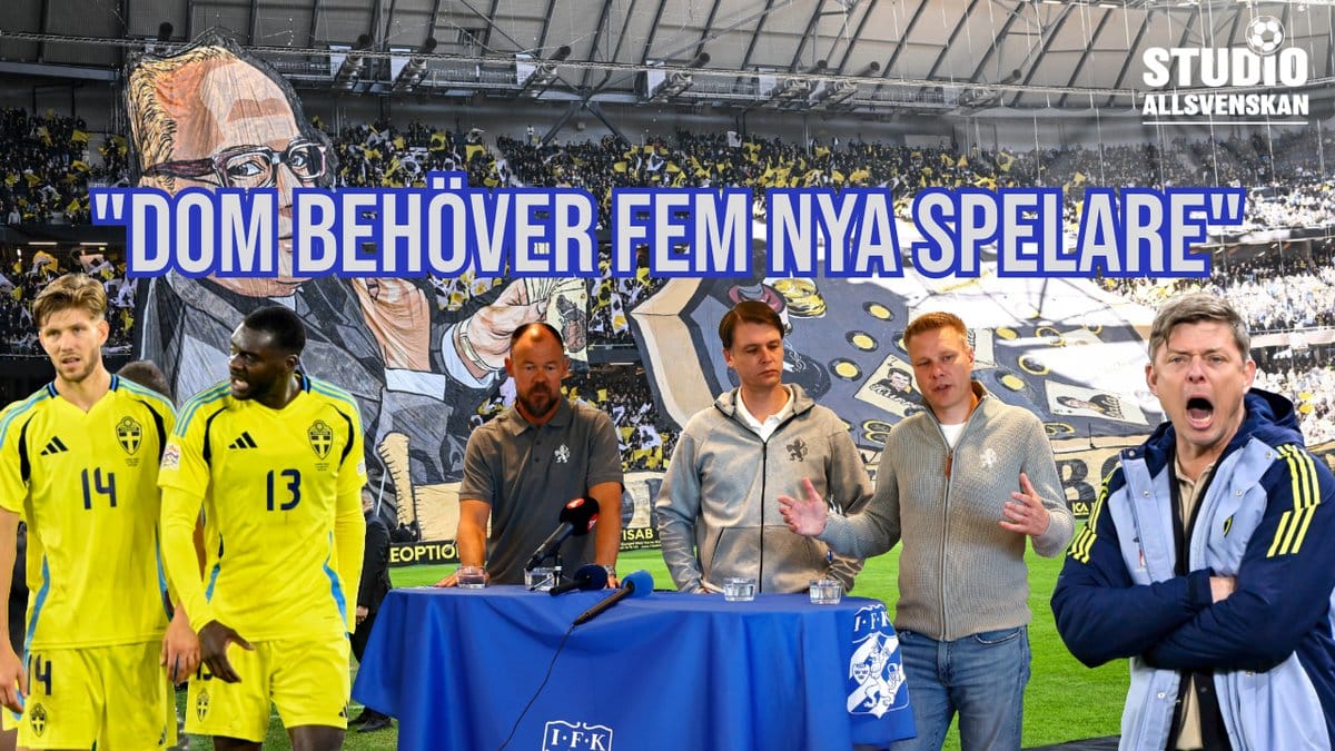 Studio Allsvenskans måndagsavsnitt 14 oktober.