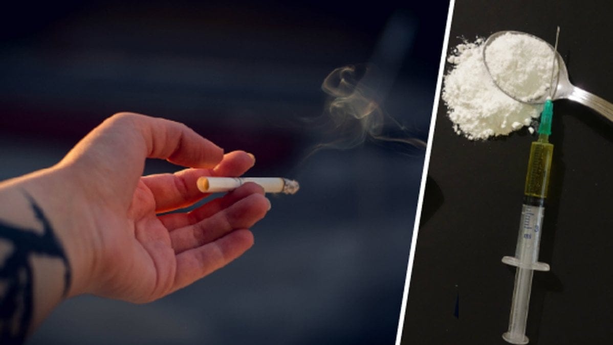 Cigarett, Heroin