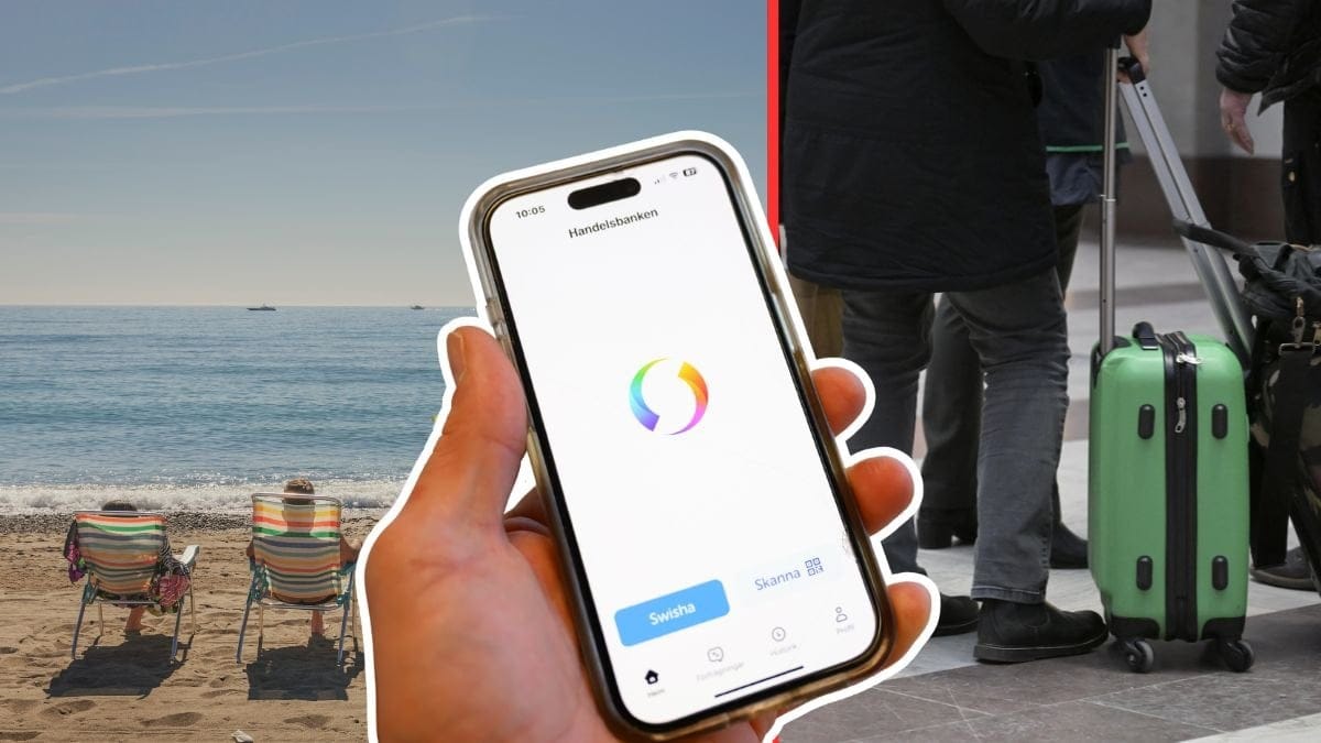 Swish, solstolar, resväskor