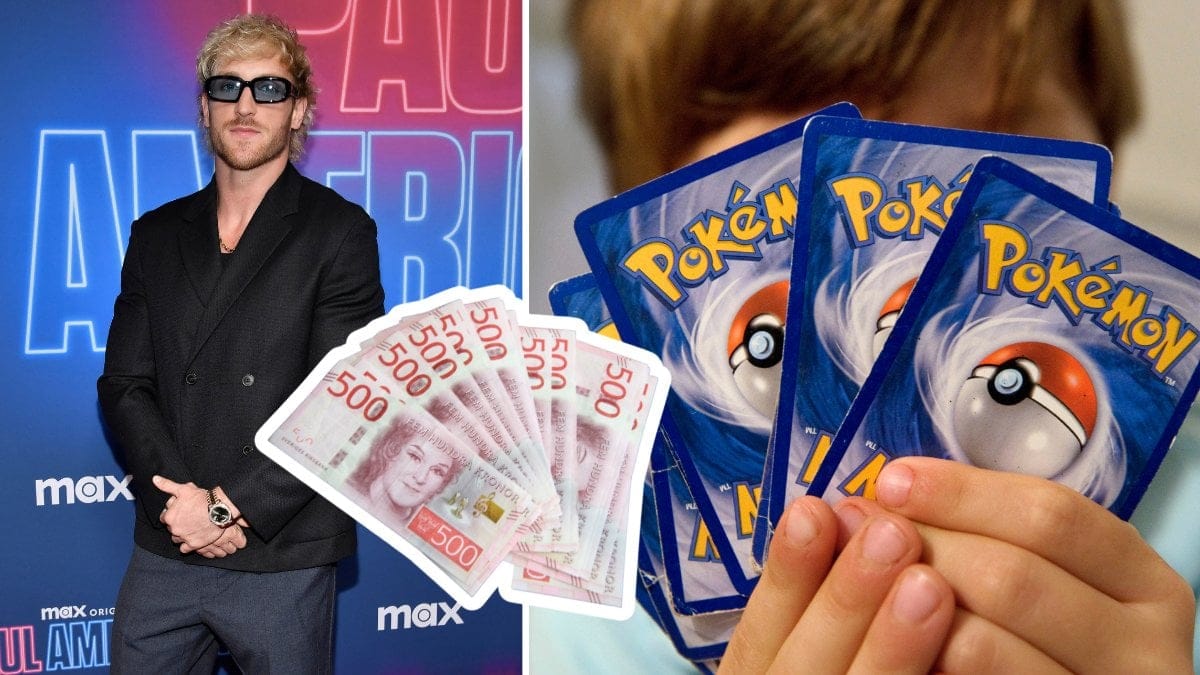 Logan Paul och Pokemonkort