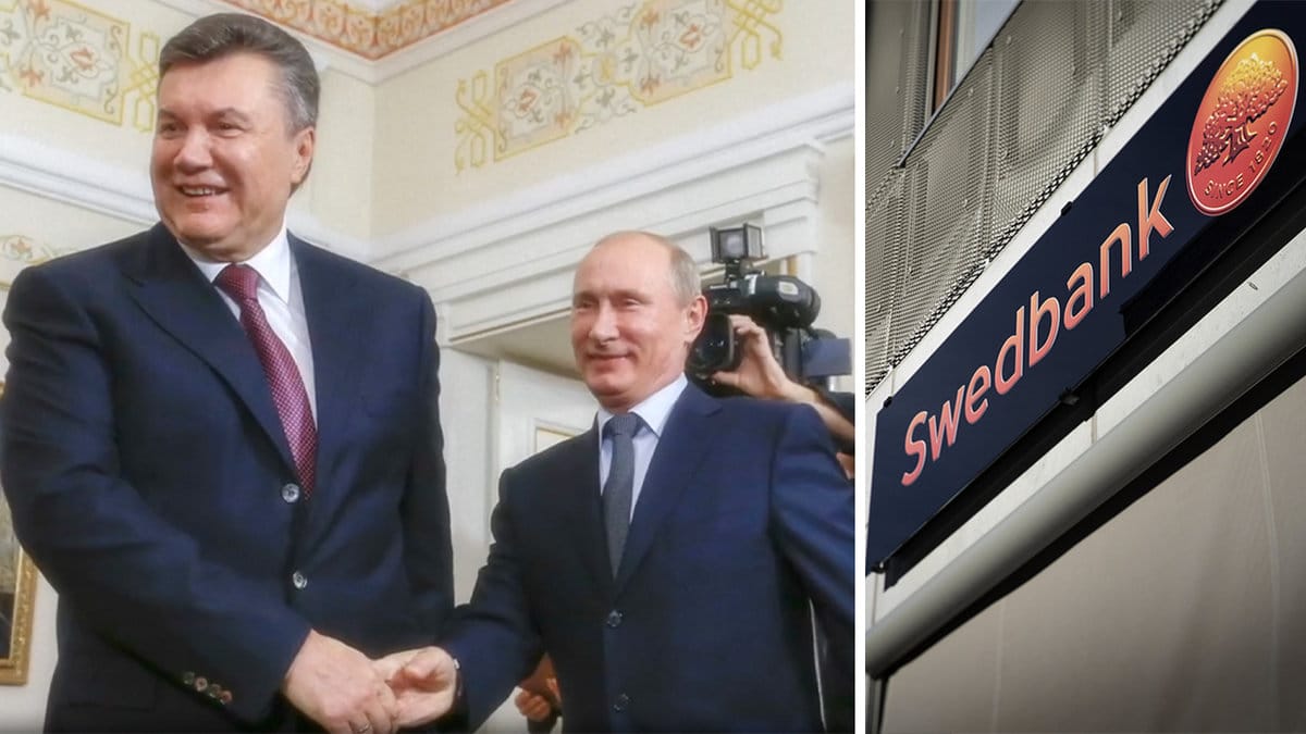 Viktor Janukovytj, Vladimir Putin, Swedbank