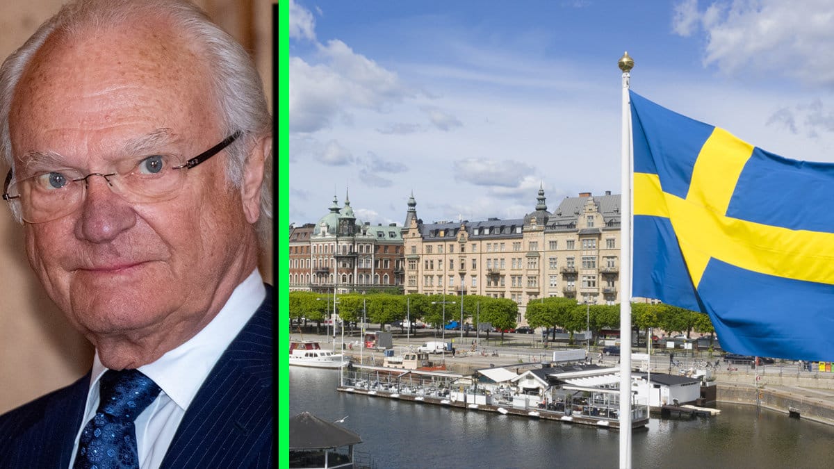 Kung Carl XVI Gustaf och Strandvägen