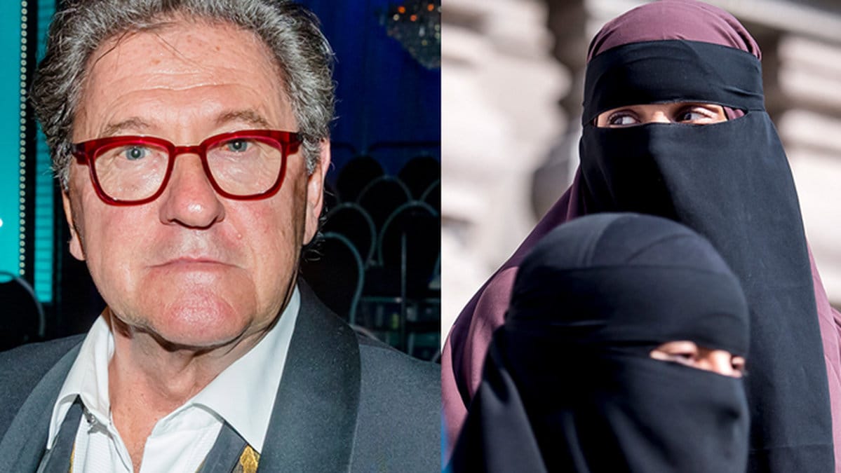 Tommy Körberg är emot slöja och niqab.