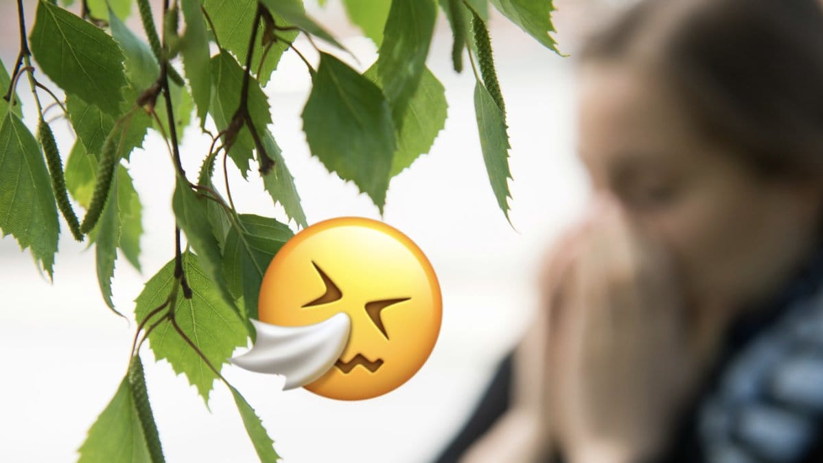 Nyasnde emoji, kvinna som nyser.r