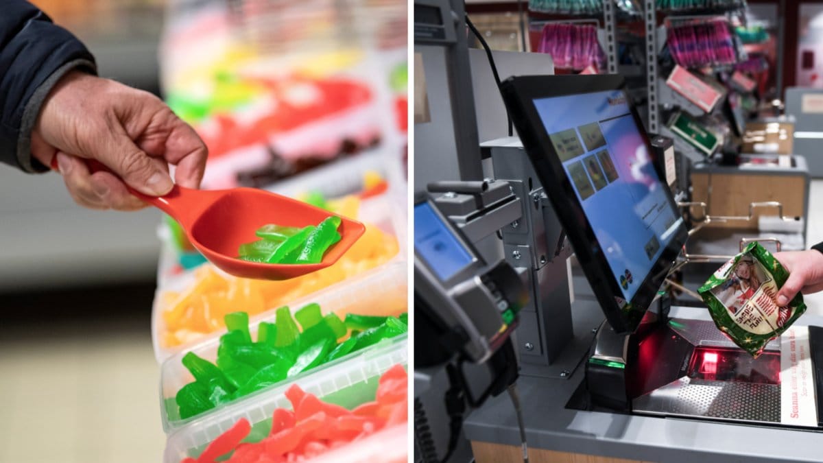 Ungdomar fuskar stort vid vägning av lösgodis och stöldligor stjäl dyrt kött.