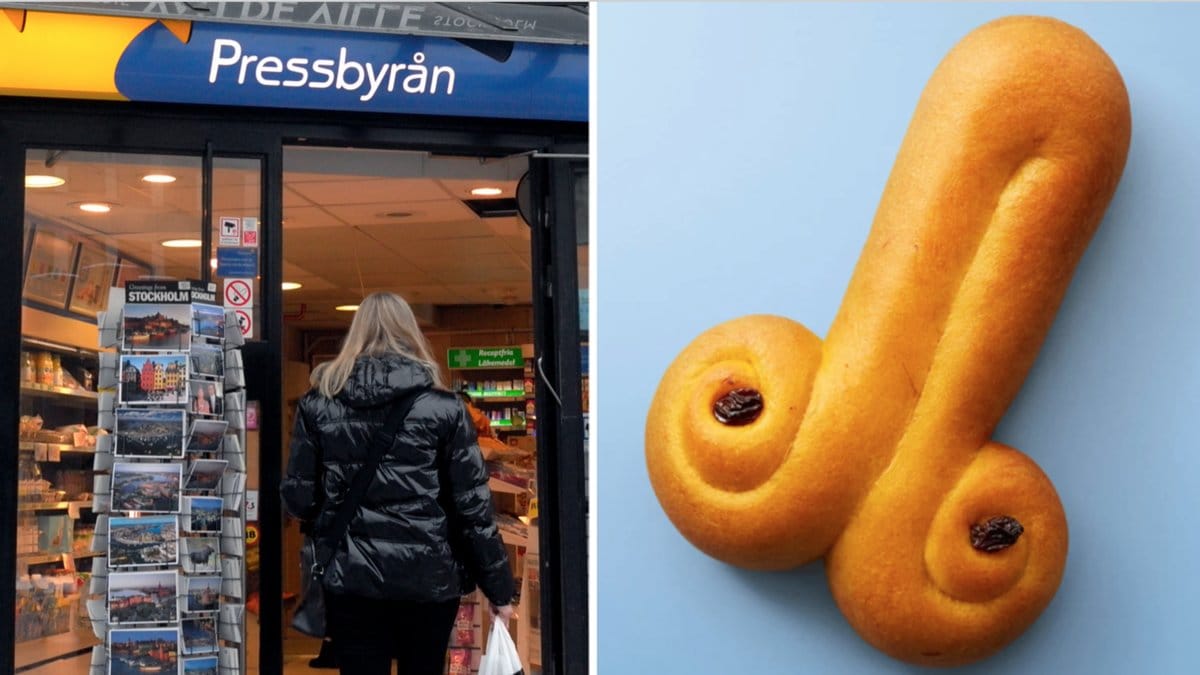 Pressbyråns lussebulle i år blev till lusseballe.