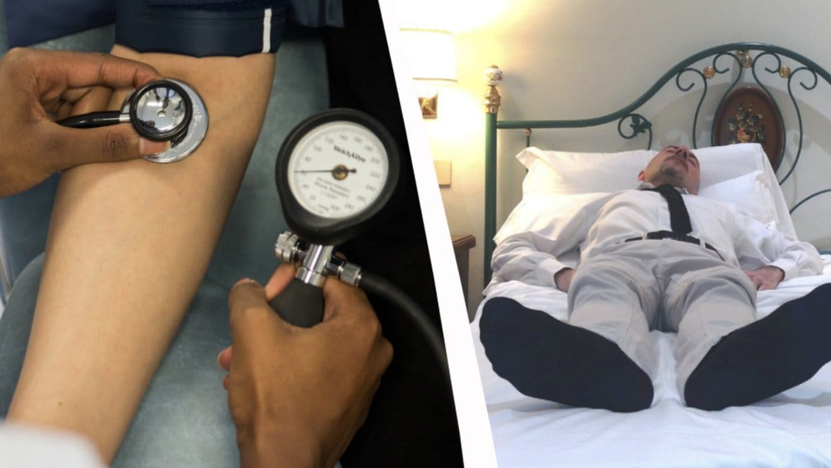 Blodtryck, person som sover.