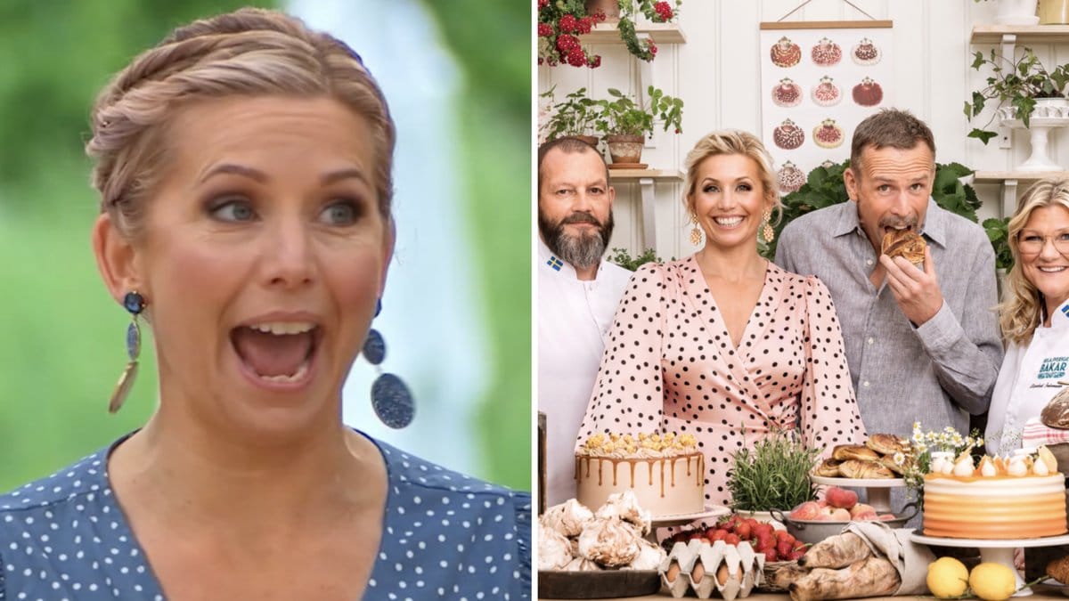 Tina Mat-Tina Nordström programleder Hela Sverige bakar ihop med Johan Östling
