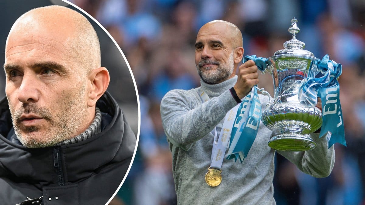 Enzo Maresca och Pep Guardiola