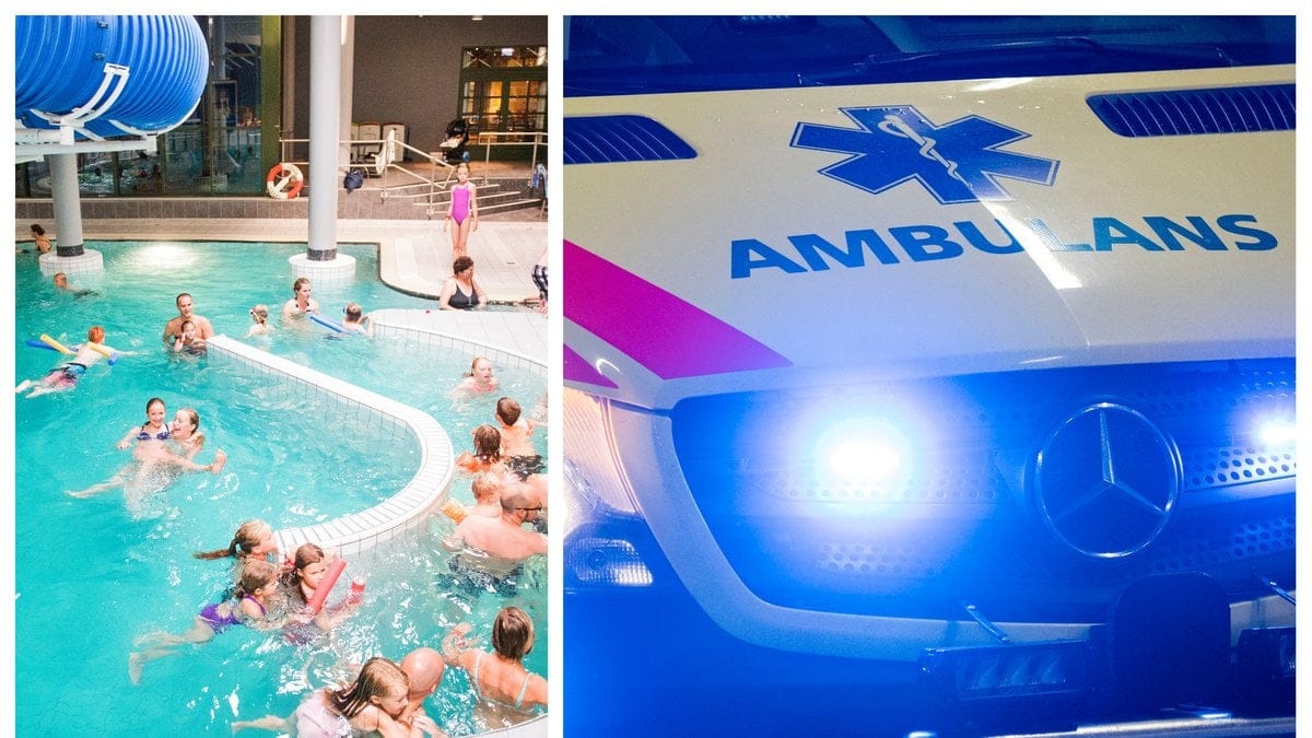 Olyckan inträffade på Centralbadet i Norrköping.