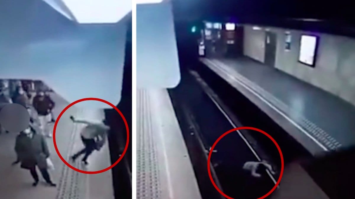 Kvinnan klarade sig med lindriga skador.