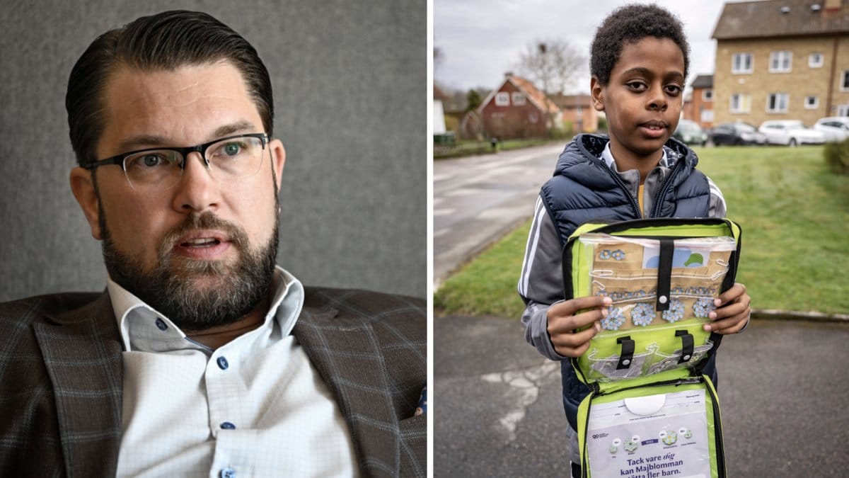 Tolvårige Murhaf Hamid har sålt majblommor för över 3 miljoner kronor.