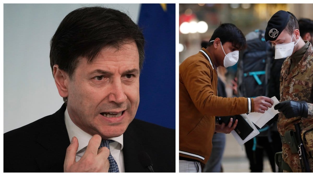 Italien stänger alla affärer.