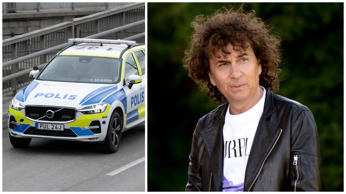 Magnus Uggla stoppades av polis. 