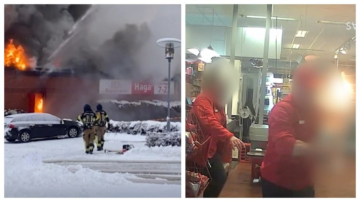 Ica butik eld brand arbetsmiljö Svensk Handel