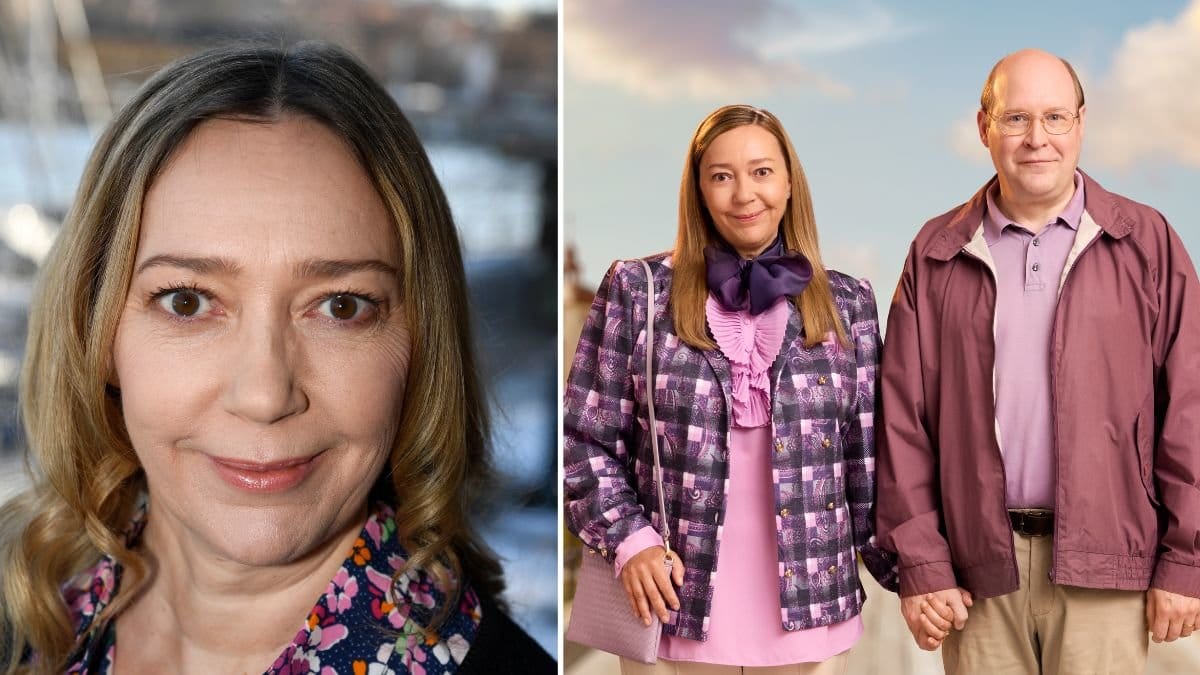 Malin Cederbladh och Anette och Ove i Solsidan.