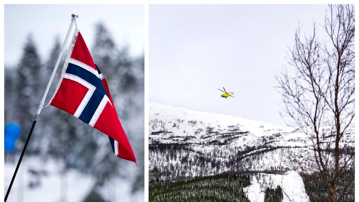 Tre personer avled i snöskredet.