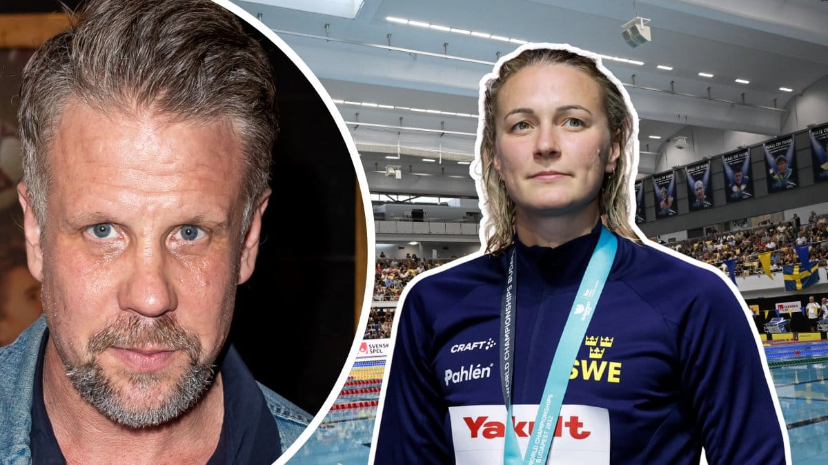 Filip Hammar och Sarah Sjöström.