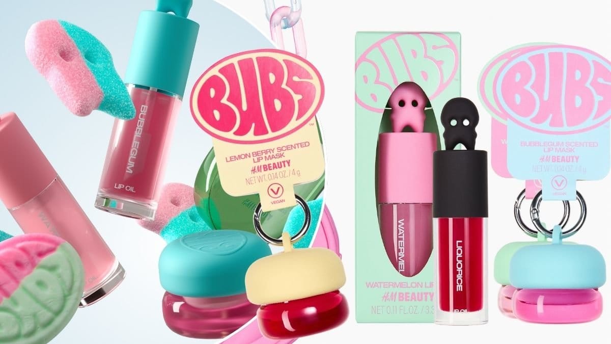 Bilder på H&M och Bubs-smink.