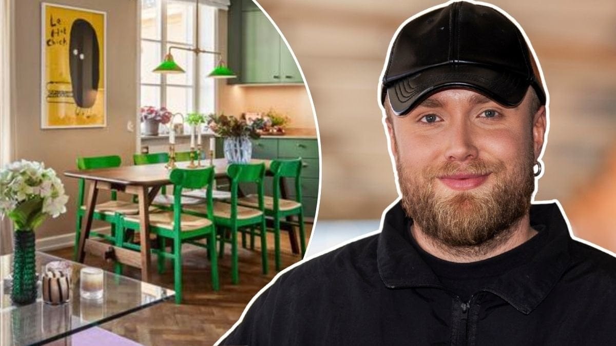 Edvin Törnbloms och hans lägenhet.