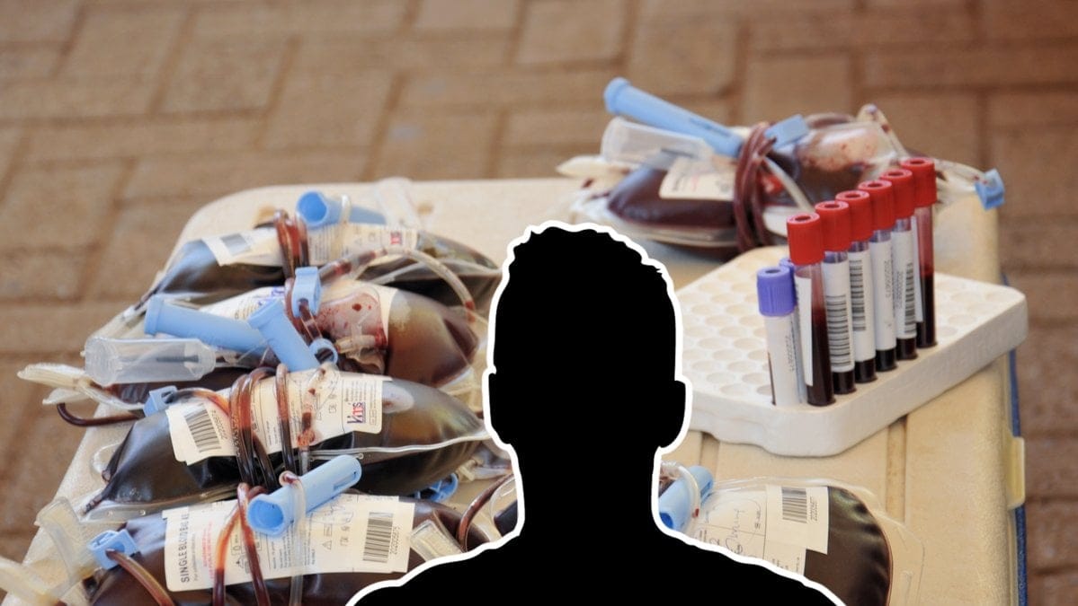 Mannen kidnappades och blev blodslav.