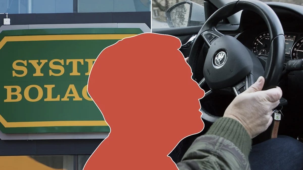 Mannen stoppades när han körde rattfull till Systembolaget.