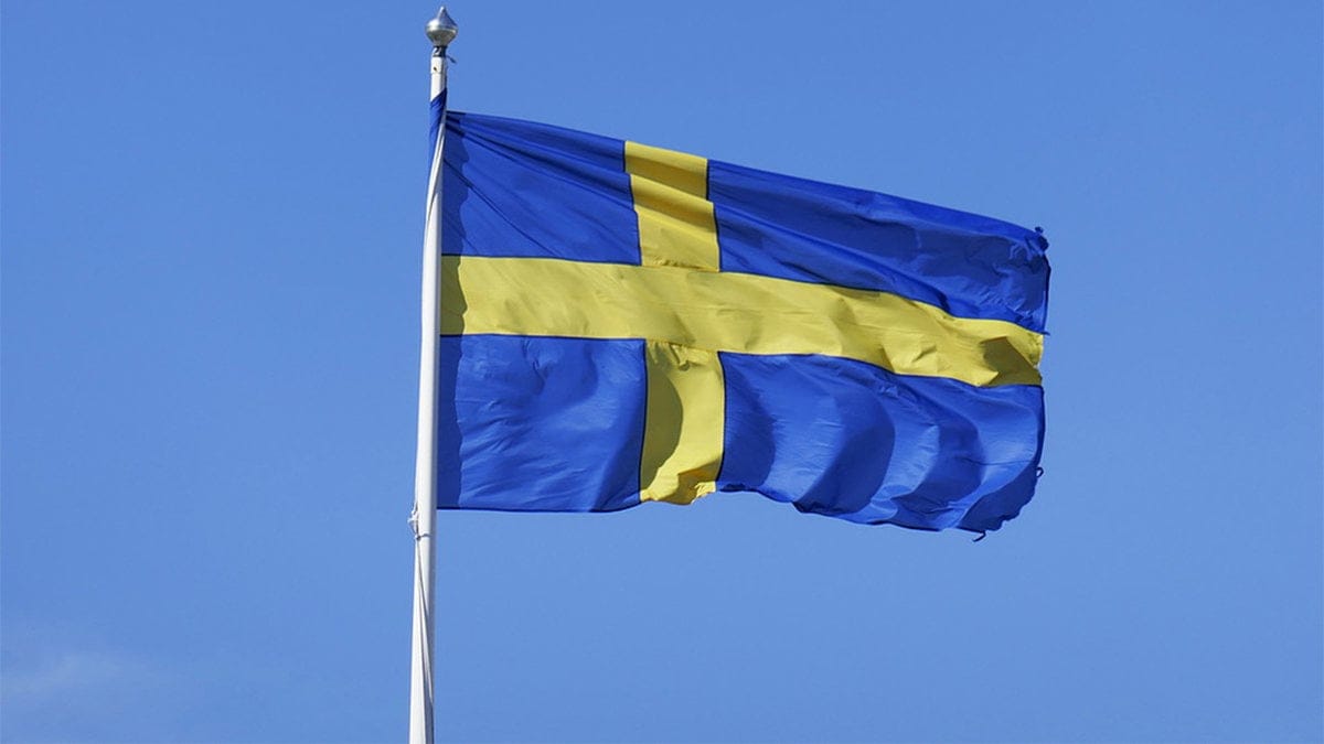 Svenska flaggan.