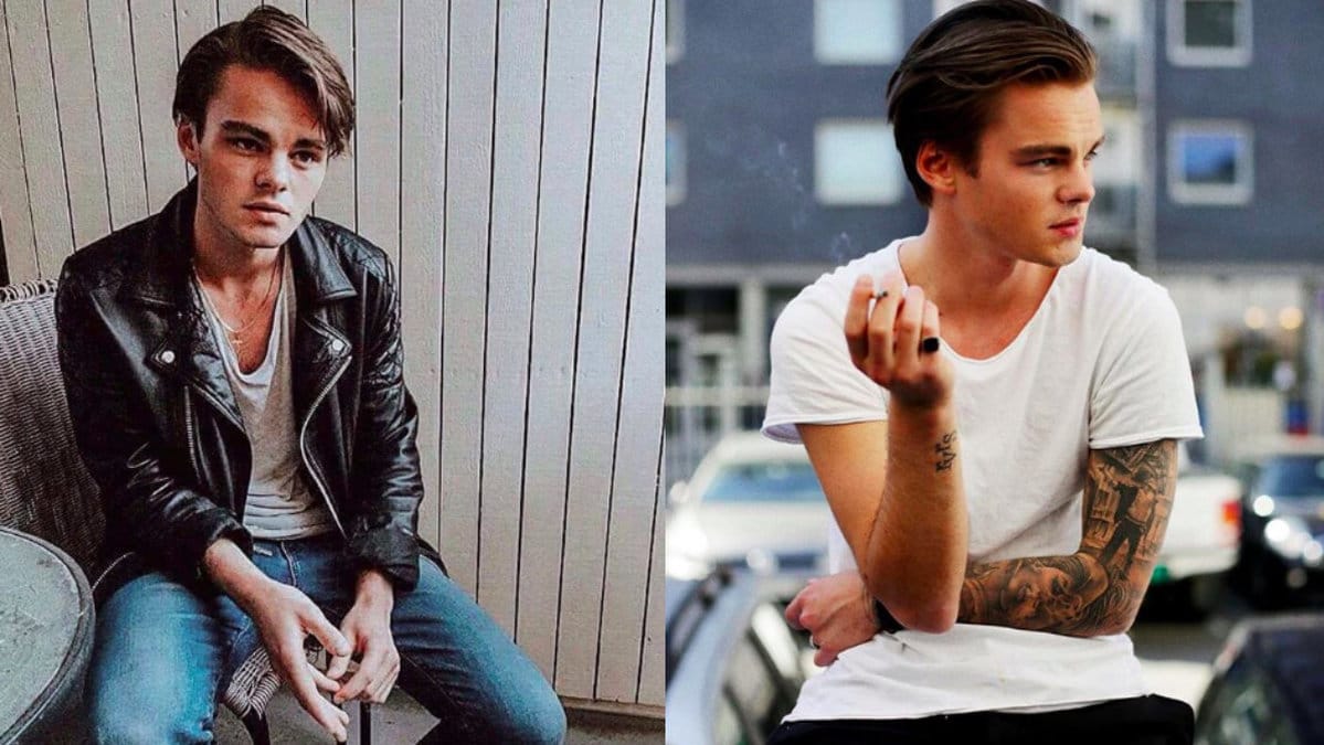 Konrad Annerud, 24, är en kopia av Leonardo DiCaprio