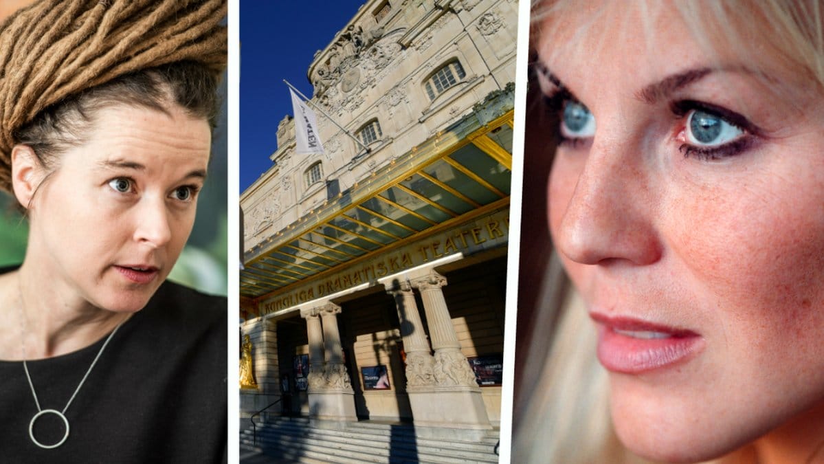 Amanda Lind, Dramaten och Josefin Nilsson. Bildkollage. 