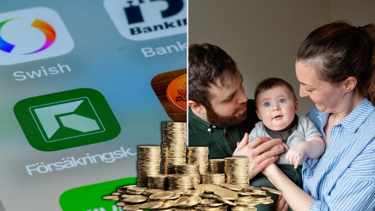 Försäkringskassans app, föräldrar och pengar.