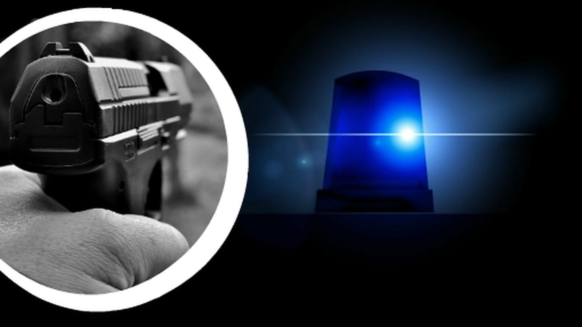Pistol och blåljus