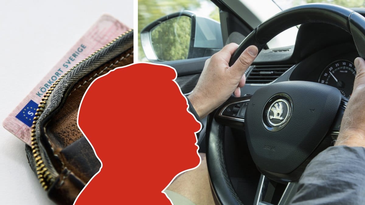 Mannen körde på vägarna utan körkort i 40 år.