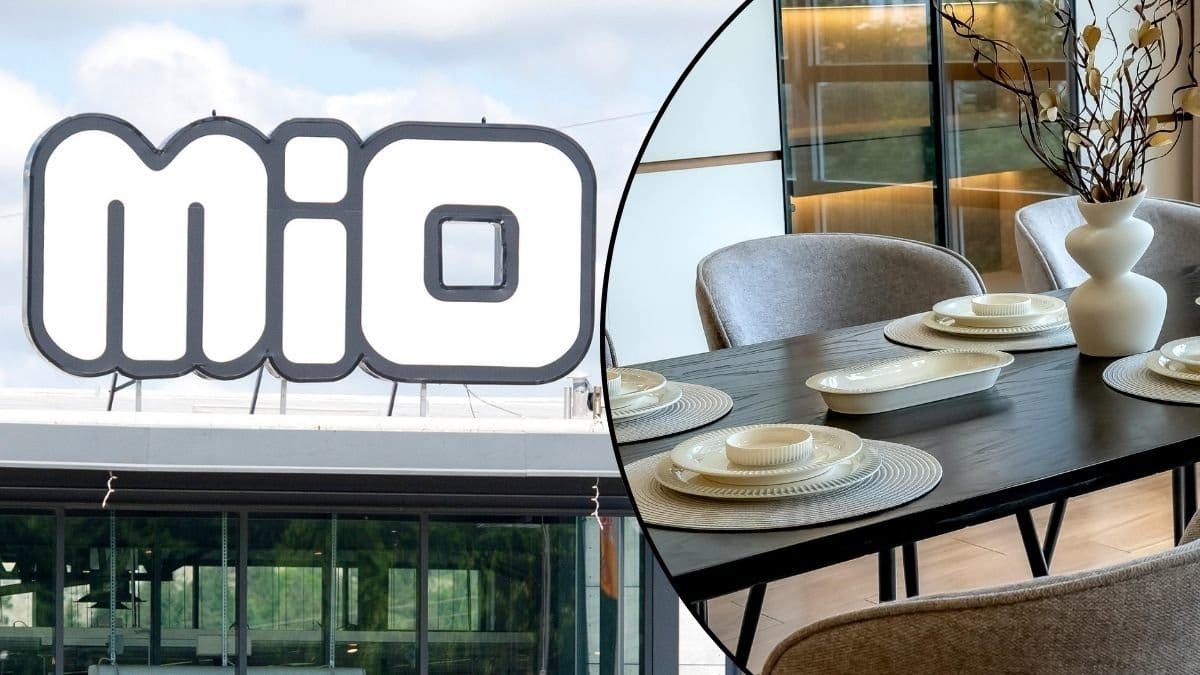 Bilder på Mio och köksstolar.