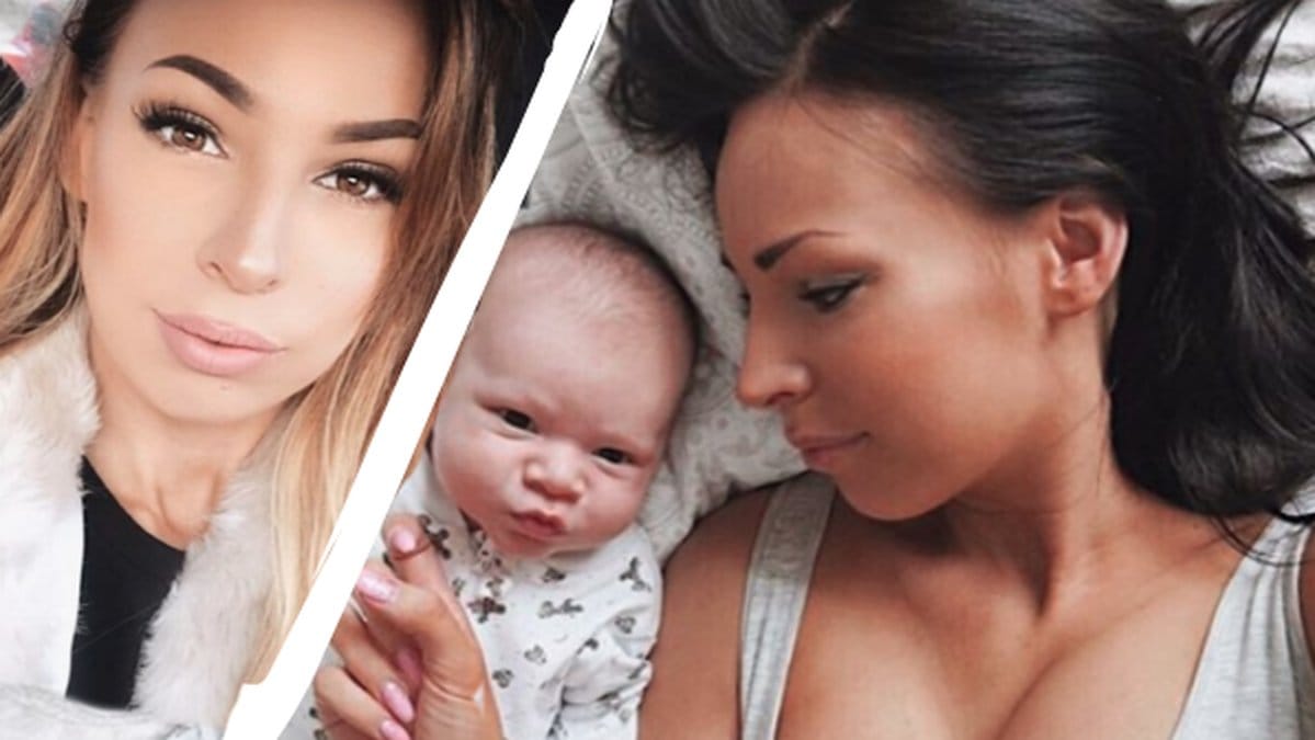 Fitnesspersonligheten Malin Björk och sonen Lennox.