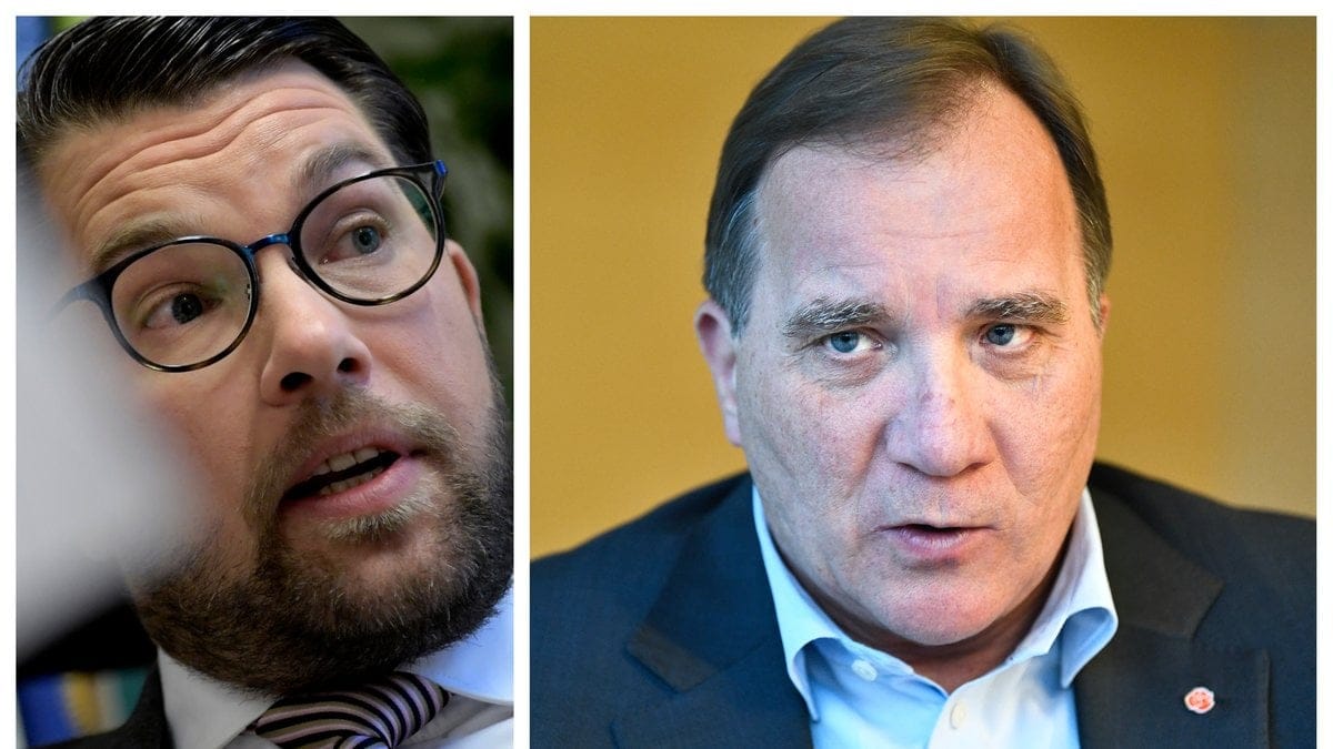 Stefan Löfven (S) kallar Sverigedemokraterna ett rasistiskt parti.