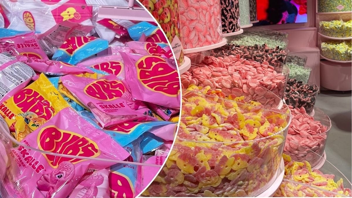 Bilder från Bubs nya godisbutik.