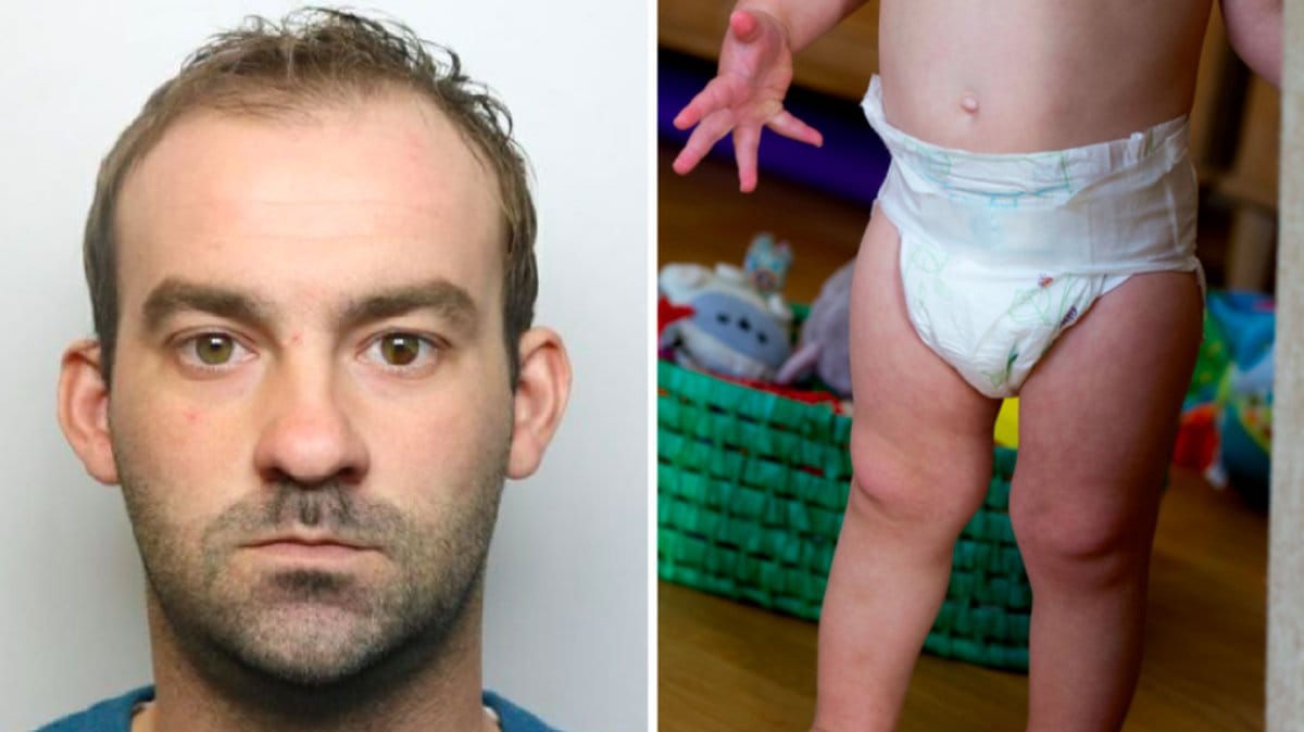 Pedofil våldtog barn – skickade bilder på sig själv i blöja och napp