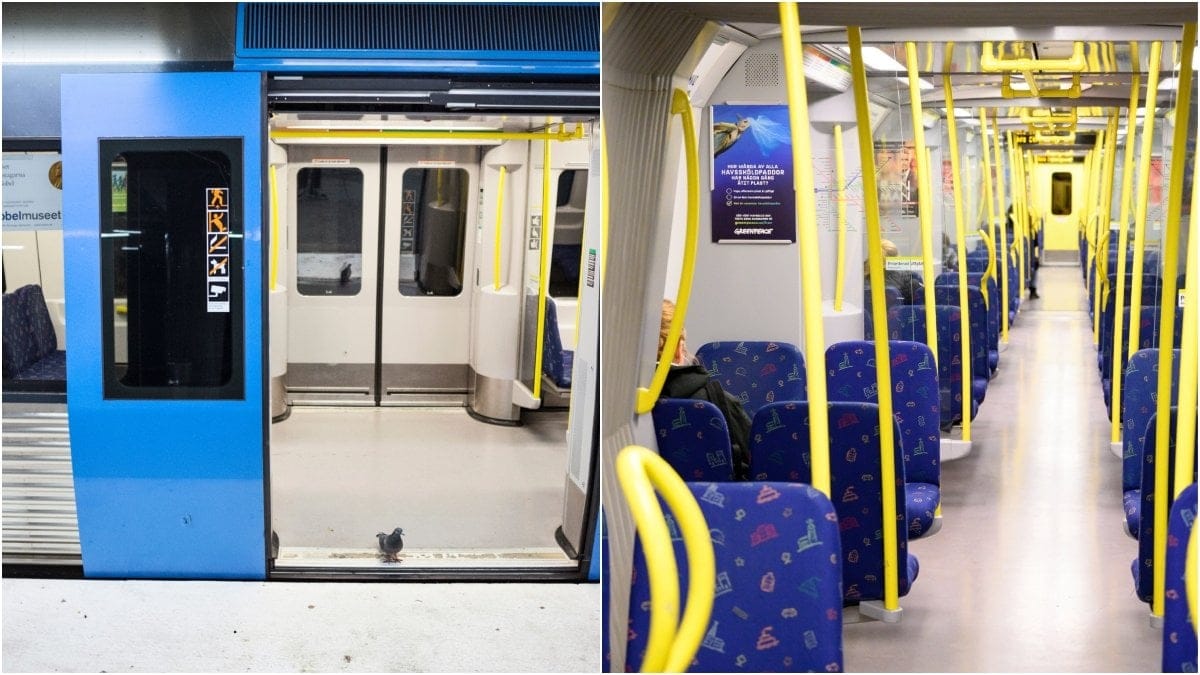 Nu har tunnelbanan fått nytt utseende. 