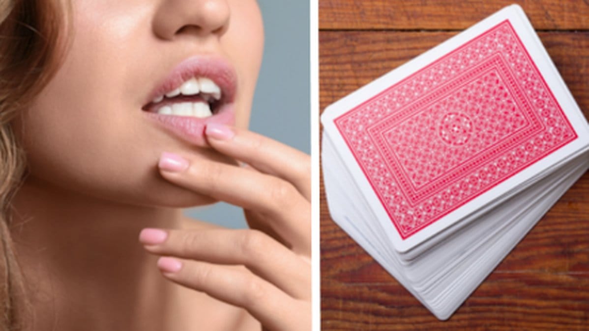 Kortsuget, pussa på kortet