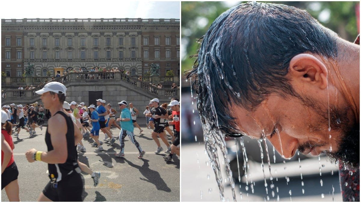 Stockholm Marathon ser ut att bjuda på höga temperaturer. Det är då väldigt viktigt att tänka på flera saker, både som deltagande löpare och åskådare.