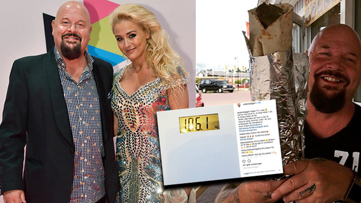 Anders Bagge ska gå ner 20 kilo med hjälp av ViktVäktarna.